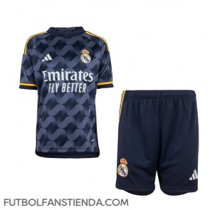 Real Madrid Segunda Equipación Niños 2023-24 Manga Corta (+ Pantalones cortos)